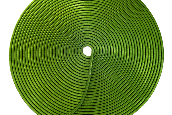 green spiral coil
